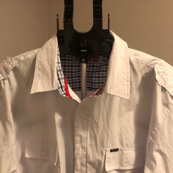 Mens 2xl Sovereignty Code White with plaid accents - Picture 4 of 10